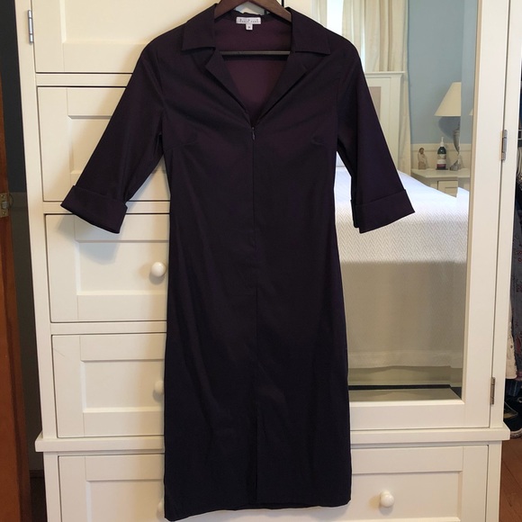 SKY David Park Purple Iridescent Bodycon Dress EUC - Picture 1 of 8